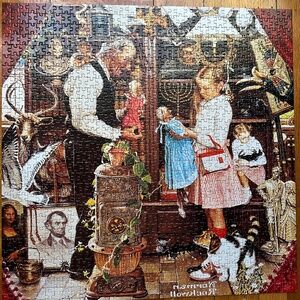 Norman Rockwell Puzzle - April Fools 1948